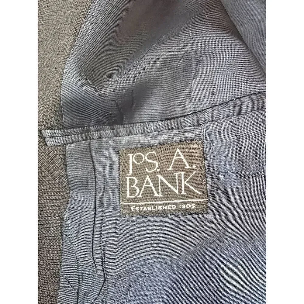 Jos. A. Bank Suit Jacket Sz 44R Black